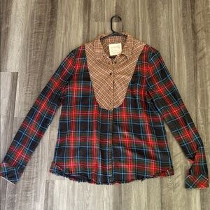We The Free Multicolor Plaid Shirt